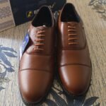 Premium Genuine Leather Oxfords - Cap Toe with Metallic Tag photo review