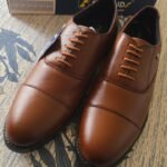 Premium Genuine Leather Oxfords - Cap Toe with Metallic Tag photo review