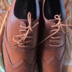 Premium Genuine Leather Oxford Brogue Shoes, Wing-tip Design photo review