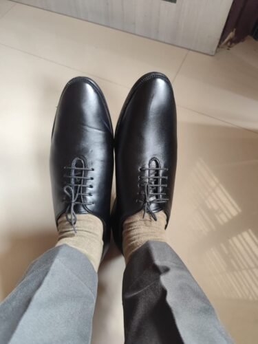 Premium Genuine Leather Lace Up Shoes - Whole Cut - Oxford Closure photo review