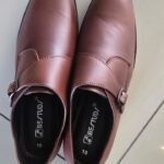 Premium Genuine Premium Leather Monk Strap Shoes, Classic Single Strap Design, Oxford Style photo review